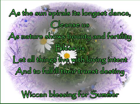 Summer solstice feast in wicca
